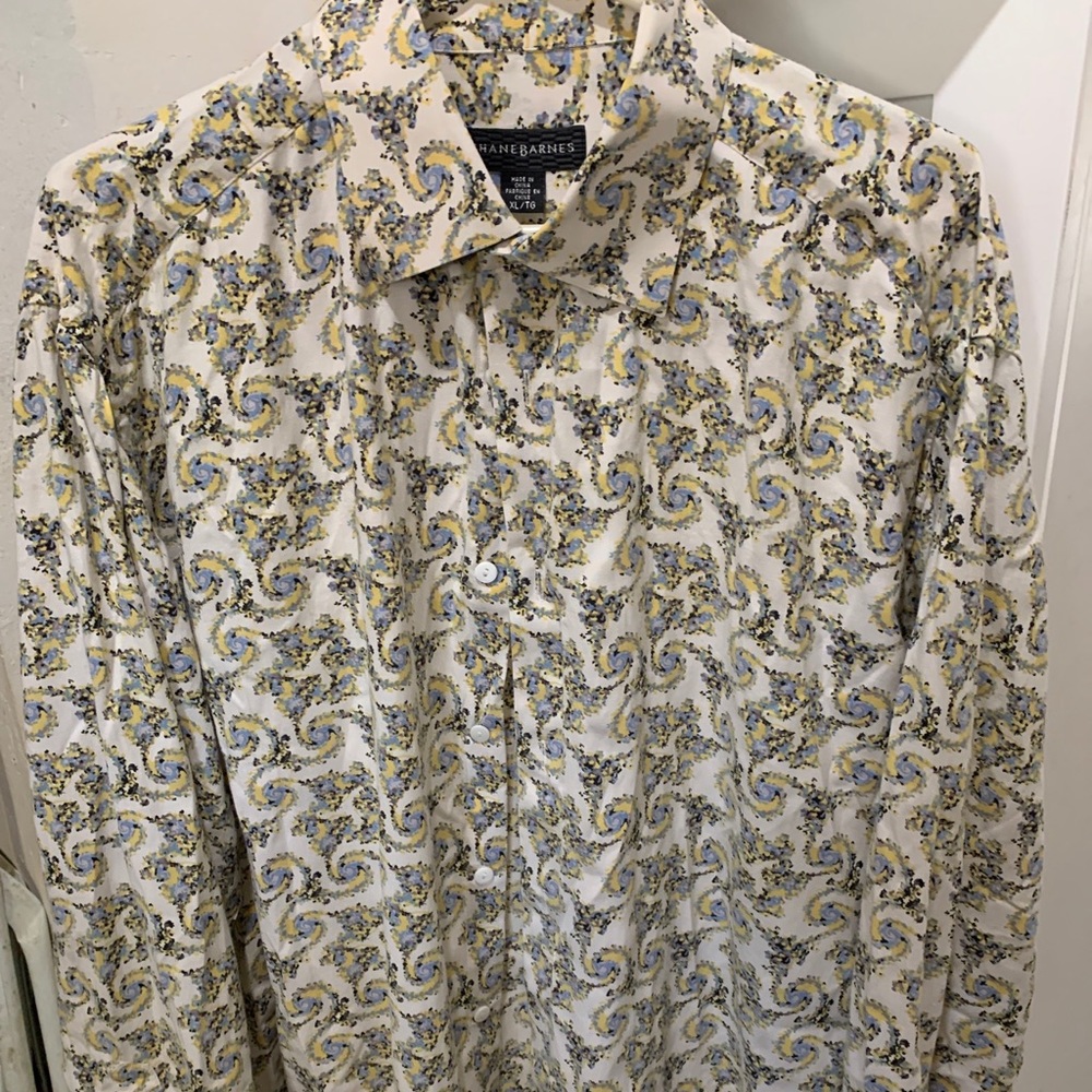 JHANE BARNES Blue and yellow paisley Size XL